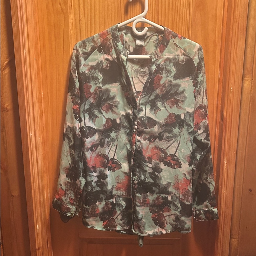 Rock47 by WRANGLER - Floral Women's Blouse - Large